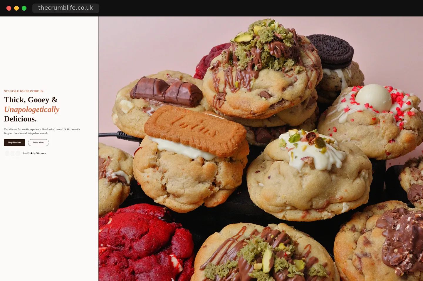 The Crumb Life bakery website built by ViralMouth